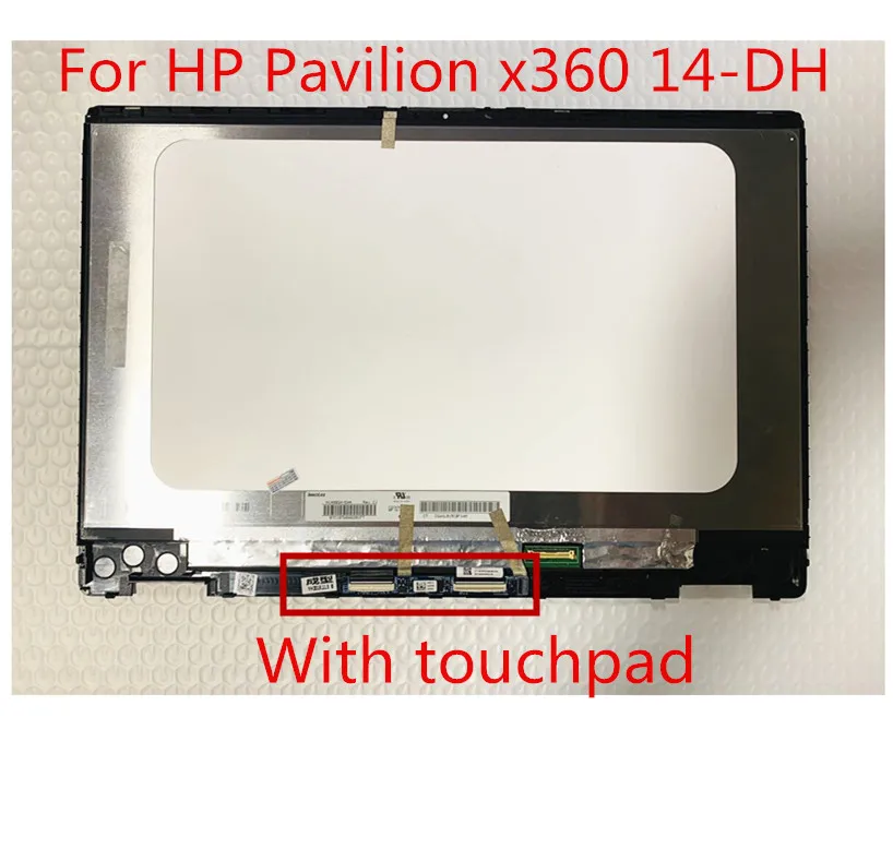 Goedkoop Geschikt Voor Hp Pavilion X360 14-dh 14m-dh0001dx Dh0003dx Convertible NV140FHM-N4K Laptop Touch Digitizer Lcd Led Display