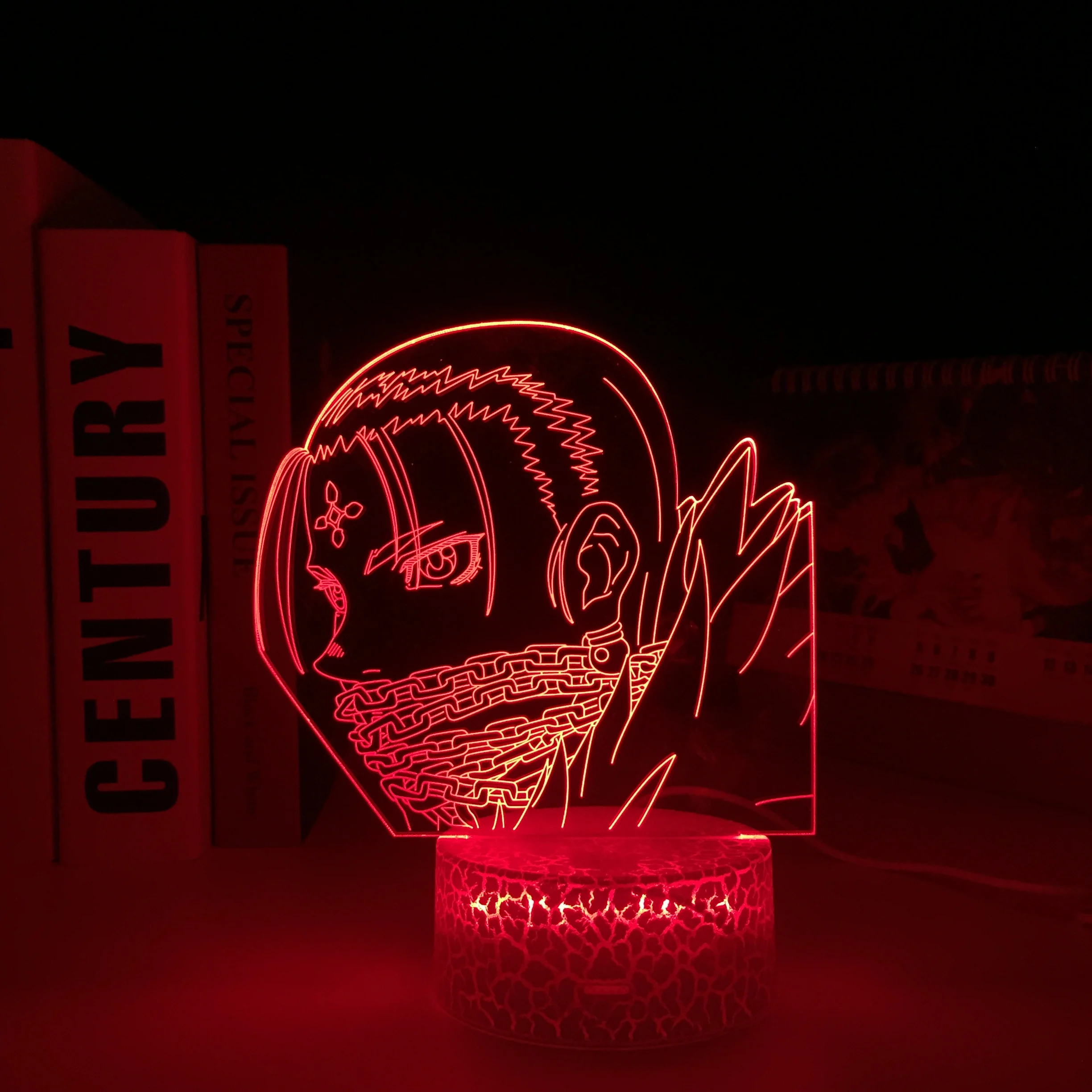 

Hunter X Hunter Anime Figure Kulolo Acrylic Remote 3D White Base Lamp for Bedroom Decor Nightlight Birthday Gift LED Night Light