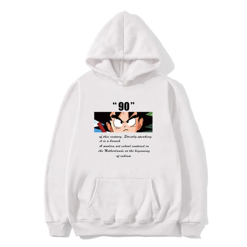 Пуловер женский оверсайз с капюшоном Свитшот в стиле японского аниме уличная