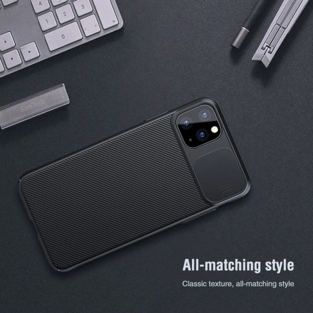 Для iPhone 11 11 Pro 11 Pro Max чехол Nillkin Camshield чехол Защита камеры задняя крышка для iPhone 11 Pro Max чехол