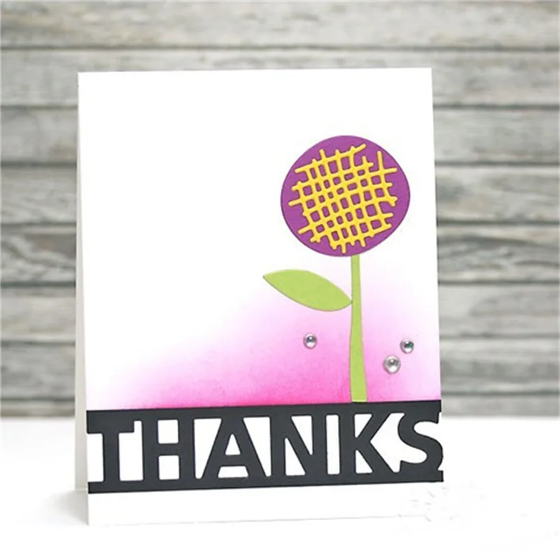 Металлические пресс-формы слова счастливая Вечеринка спасибо капитал кемпинг