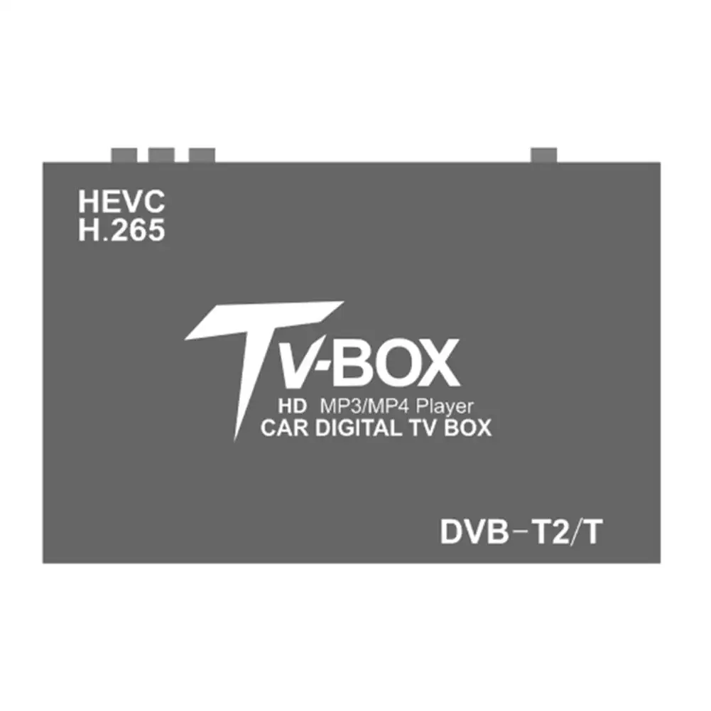 High-speed CAR Digital TV Box DVB-T2 / T Supports H.265 Decoding Dual Tuner With Two Active Antennas Receiver SET TOP BOX | Автомобили и
