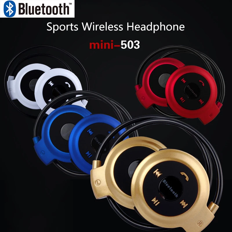 Спортивные Bluetooth наушники гарнитура громкой связи с MP3 плеером беспроводная