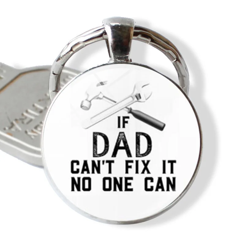 Если папа не может это исправить Цитата брелок кулон подарок на день отца