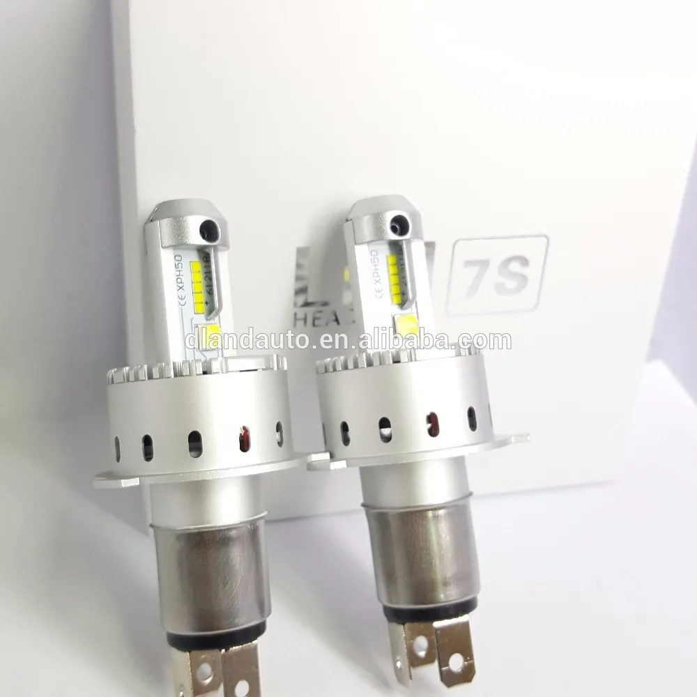 

DLAND DH 7S 4800LM H1 H3 H7 9006 HB4 9005 HB3 H8 H9 H11 H10 HIGH POWER AUTO LED LIGHT BULB LAMP, IP68 12V 724V 40W DC, NO FANS