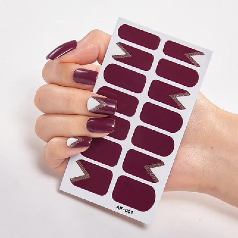 

Full Cover Nail Art Nail Art Design Self Adhesive Sticker Creative Nail Sticker