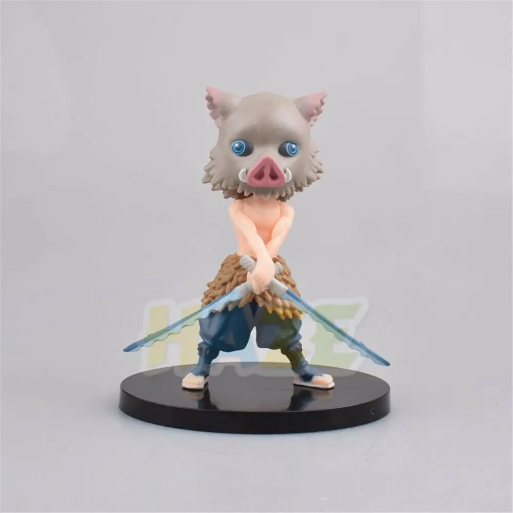 Demon Slayer Tomioka Giyuu Hashibira Inosuke 14 см Фигурка Статуя Модель игрушки подарок без