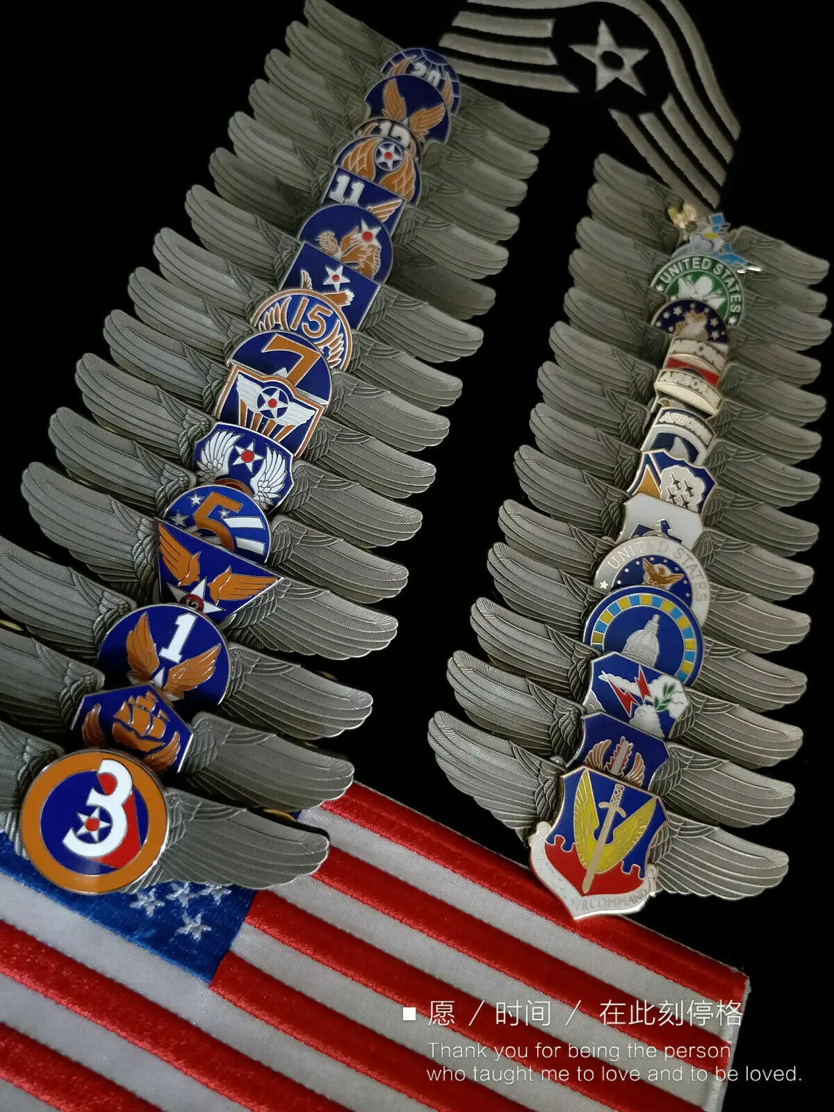 30 шт. полный набор WW2 нам ВВС США армии Военная Униформа Pilot Wing металлический Insignia