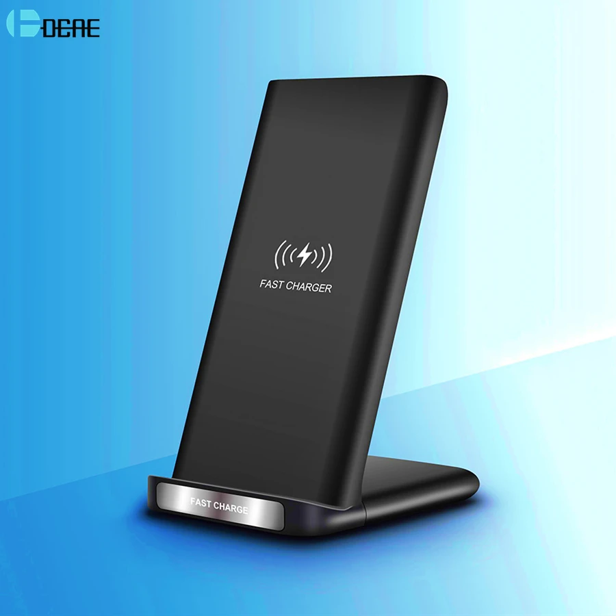 Беспроводное зарядное устройство DCAE Qi 15 Вт для iPhone 11 Pro X XS MAX XR 8 Samsung S9 S10 S20 Note 10 Type C