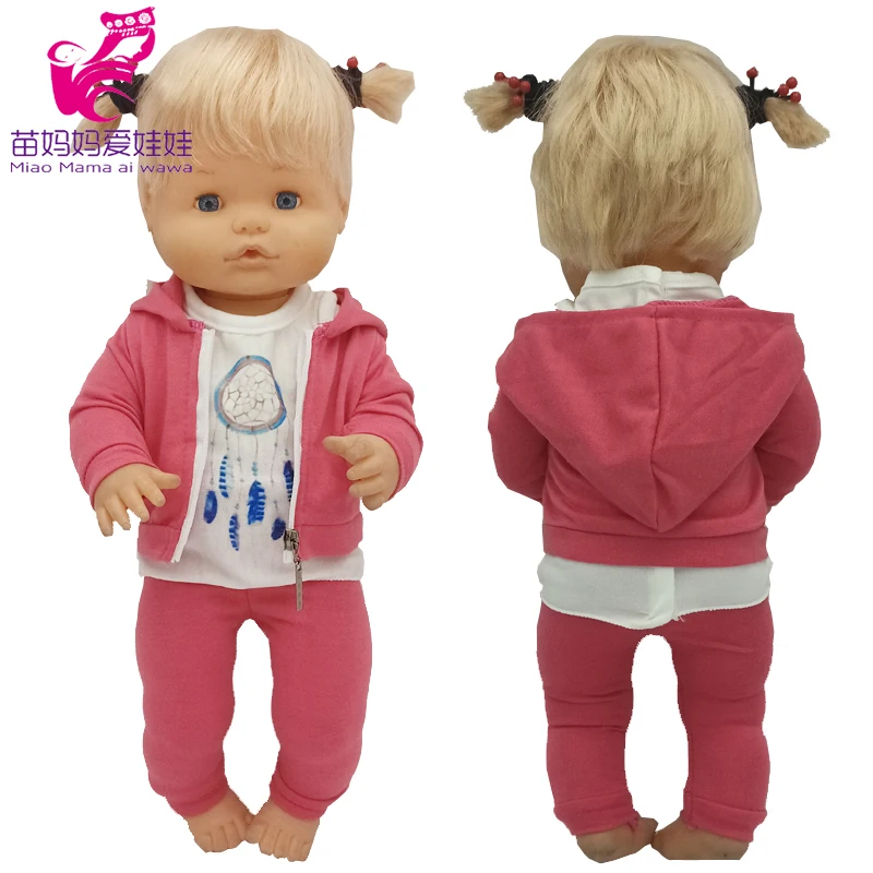

Одежда для кукол Reborn, куртки, Nenuco Ropa Y Su Hermanita, 17 дюймов, пальто с капюшоном для маленьких кукол, подарки на день рождения для девочек