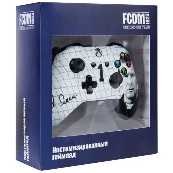 Беспроводной Геймпад Xbox One Особая расцветка Динамо Чёрный Паук Импульсивные