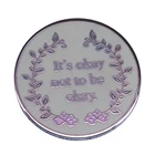 Красивая булавка для лацканов с умственным здоровьем, позитивное напоминание, осведомленность, ювелирные изделия