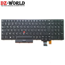 New Original Belgian Backlit Keyboard for Lenovo Thinkpad T570 P51S T580 P52S Laptop Belgium Backlight Teclado 01ER588 01ER547