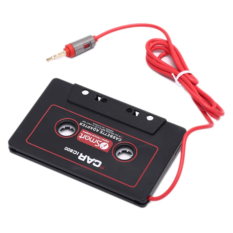 

110cm Universal Audio Tape Adapter 3.5mm Jack Plug Car Stereo Audio Cassette Adapter For ipod MP3 CD Player