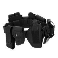 10pcs multifunctional security belts outdoor tactical military training polices guard utility kit duty belt belt with pouch set