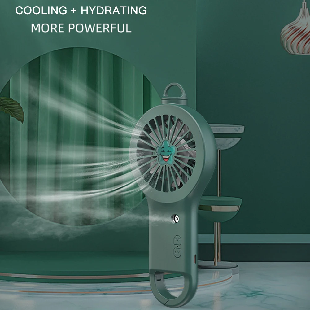 

2 in 1 Neck Fan Cooling Water Spray Neck Fan Portable Bladeless USB Rechargeable Mute Sports Fans for Outdoor Ventilador