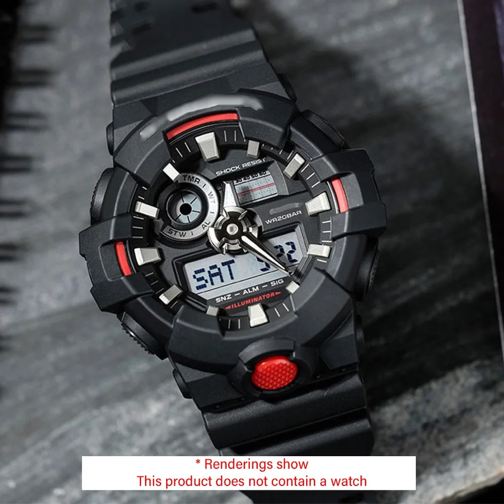 Сменный спортивный ремешок для часов защитный чехол Caiso GA-700 G-SHOCK | Электроника