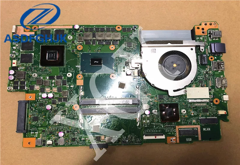 Материнская плата для ноутбука ASUS летающая крепость X580 X580V X580VD материнская с GTX 1050