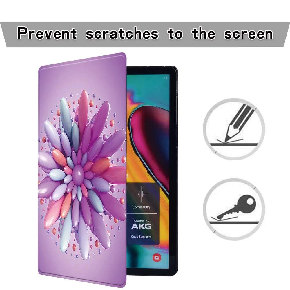 Чехол из искусственной кожи с принтом для планшета Samsung Galaxy Tab A 10 1 2019/2016/ TabA 7 0/9.7.10.5
