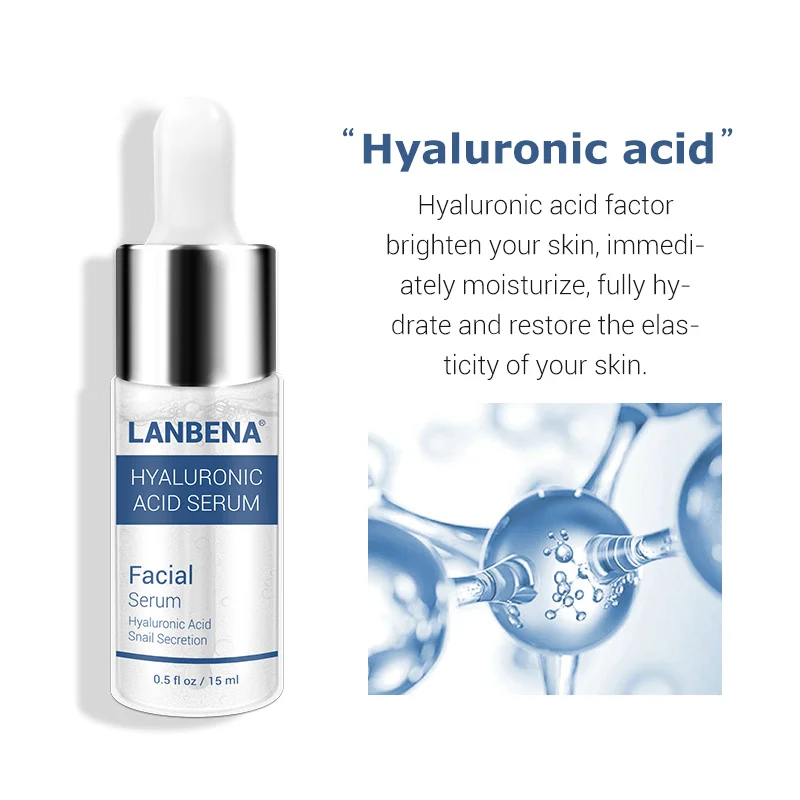 

LANBENA Hyaluronic Acid Serum Blackhead Removing Moisturizing Acne Treatment Skin Care Repair Whitening Anti-Aging Winkles MSL01