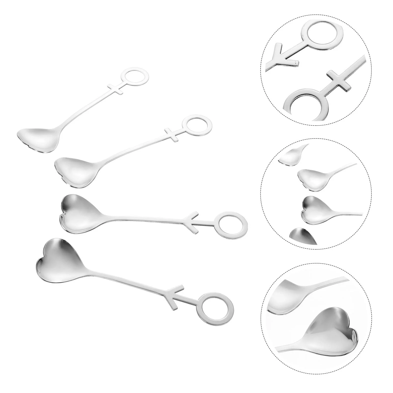 

4 шт., столовые ложки для кофе