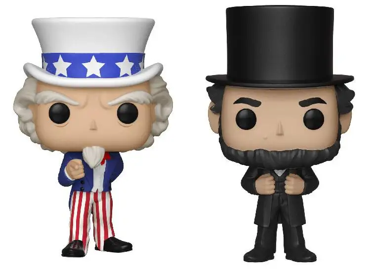 

America president Abraham Lincoln Uncle Sam Figure Collection Vinyl Doll Model Toys