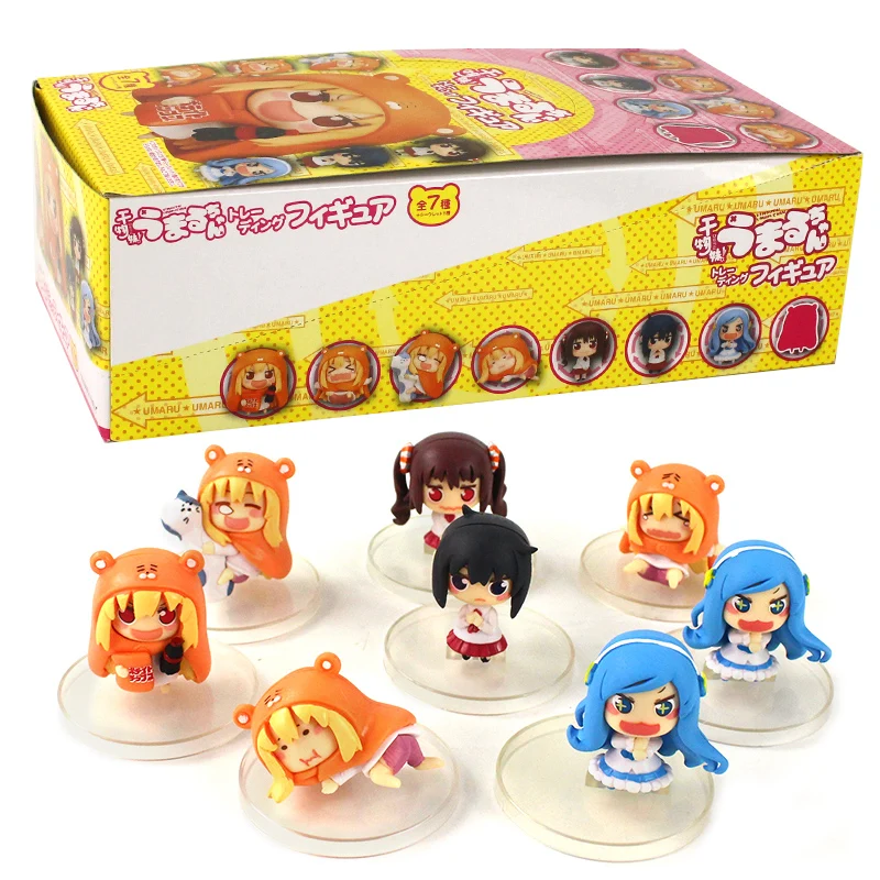 4 5 см 8 шт./лот аниме Sankaku голова Himouto Умару Чан дома ПВХ экшн Фигурки игрушки