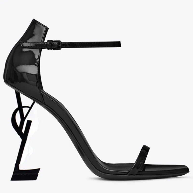 

2021 Luxury Shoes Women Genuine Leather Ankle Strap Narrow Band Designer Sandals Ladies Party High Heels Stilettos Zapatos