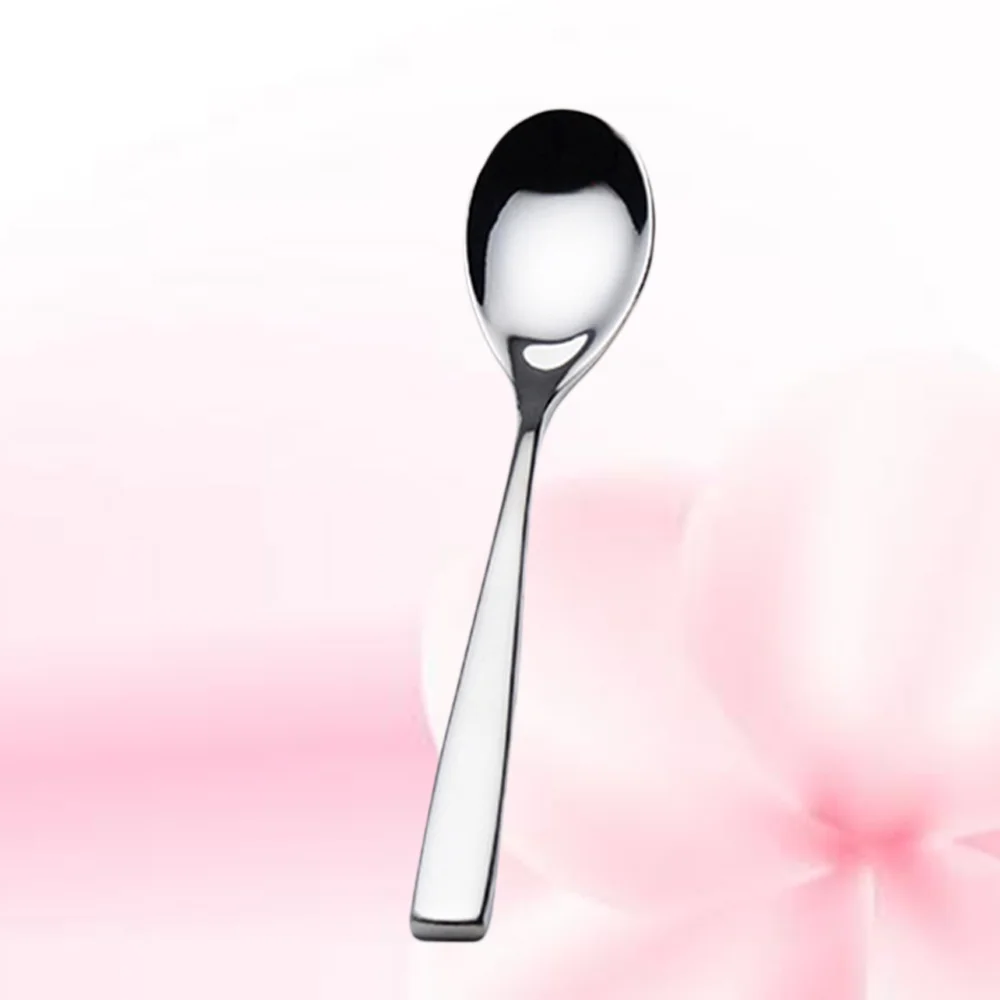 

1PC 304 Creative Stainless Steel Teaspoon Coffee Spoon Dessert Stir Soup Spoons