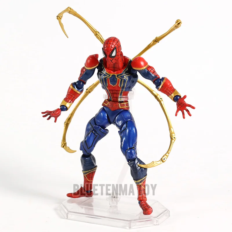 Revoltech серия Мстители Endgame Человек паук фигурка игрушка паук: далеко от дома