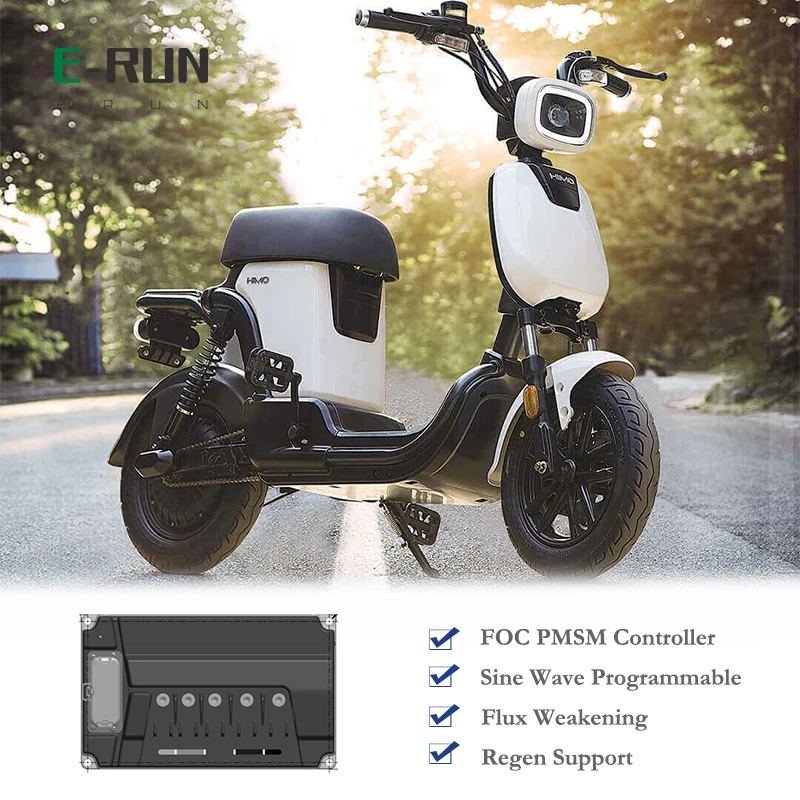 

Brushless DC Controller 72402 180A Programmable FOC Motor Driver For 3000W 4000W Electric Scooter ATV