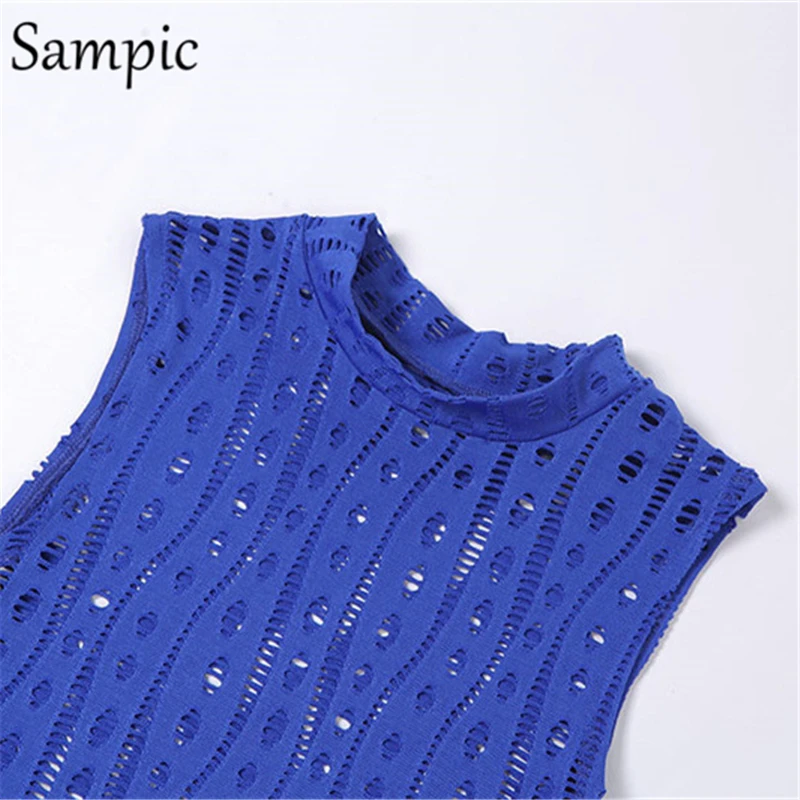 

Sampic Hollow Out Knit Off Shoulder Sexy Club Women Skinny Long Sleeve T Shirt Tops Mini O Neck Y2K Crop Tops Fashion Tees