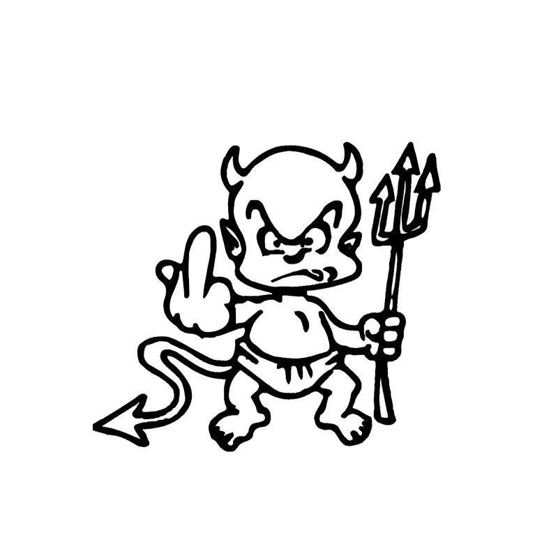 

Автомобильные наклейки, Декор, мотоциклетные наклейки, Забавный дьявол, декоративные аксессуары, креативный солнцезащитный водонепроница...