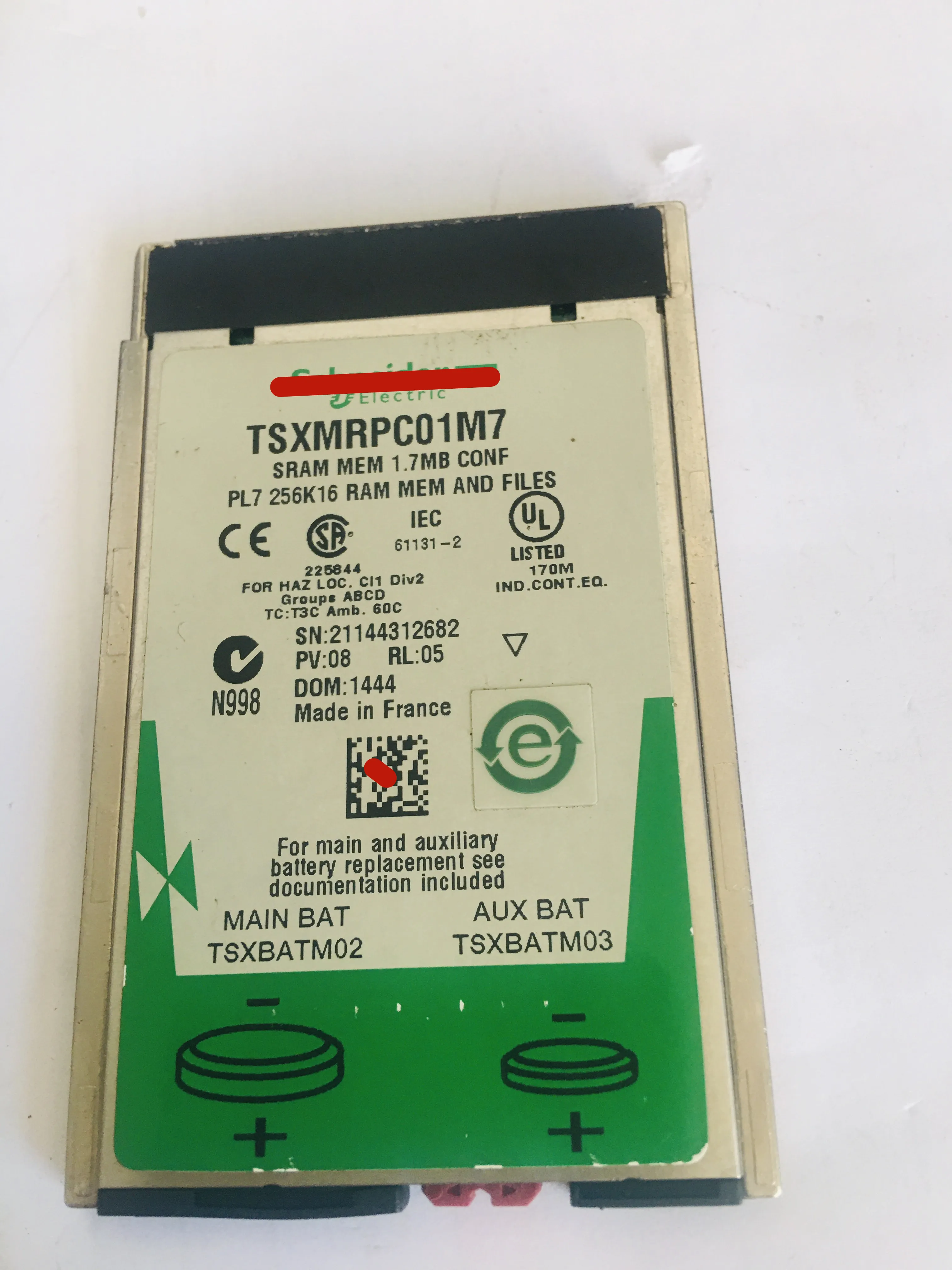 

Оригинальный модуль TSXMRPC01M7