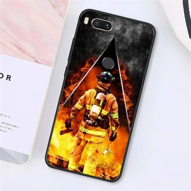 

Super hero Firefighter Heroes Phone Case For Xiaomi Redmi note 7 8 9 t max3 s 10 pro lite Luxury brand shell funda coque