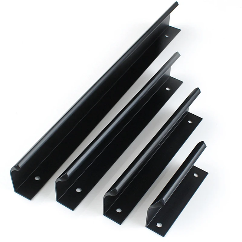 Скрытые ручки для шкафов из алюминиевого сплава кухонного шкафа Мебельная ручка