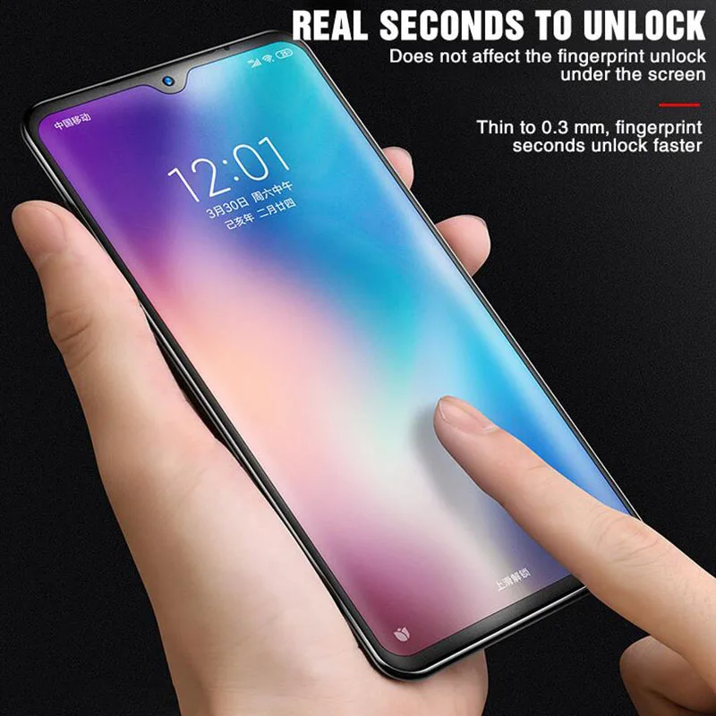 Полное покрытие из закаленного стекла для Xiaomi Redmi note 8 pro Note 7 защитная пленка