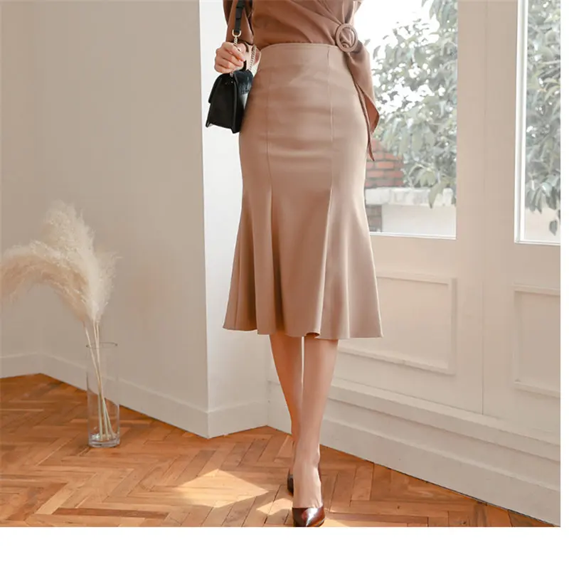 Лидер продаж 2020 Высококачественная элегантная однотонная Офисная Женская