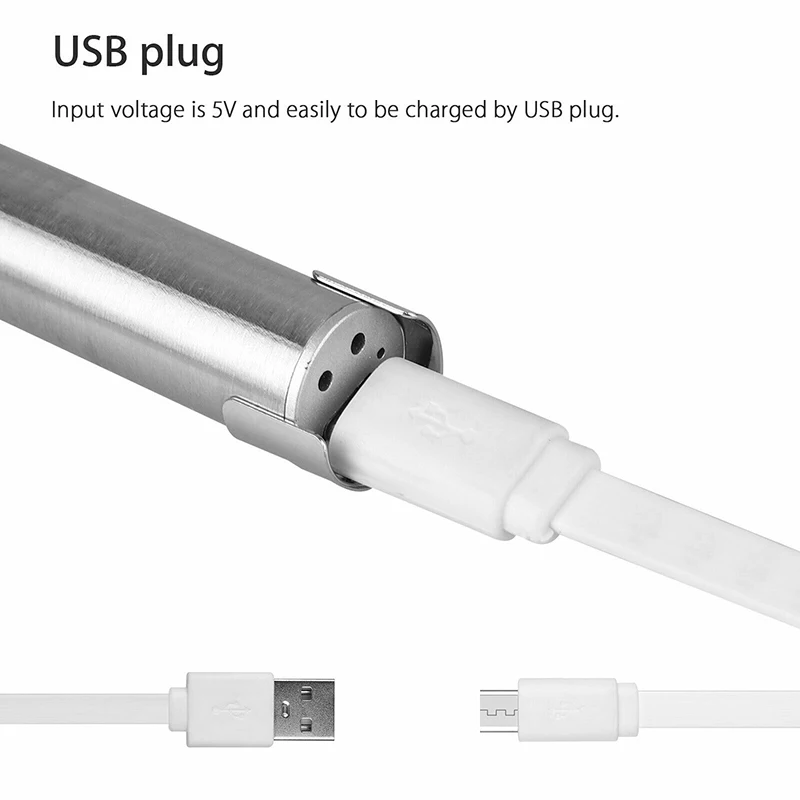 USB Rechargeable Medical Handy Pen Light Mini Nursing Flashlight LED Torch Lamp With Stainless Steel Clip Pocket Led | Освещение