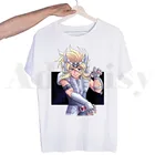 Футболка Saint Seiya мужская с изображением Рыцари зодиака сжигающего космоса, модная рубашка, летняя смешная футболка в стиле Харадзюку