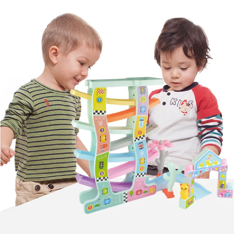 Новые Волшебные гоночные игрушечные модели автомобилей для детей Ramp Racer Railway Track с