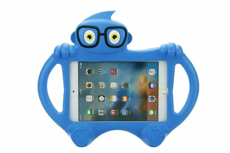 Case For iPad mini 1 2 3 4 Non-toxic EVA handgrip stand Shock Proof full body Cover Kids Silicone Para Shell Coque 7.9 inch | Компьютеры и