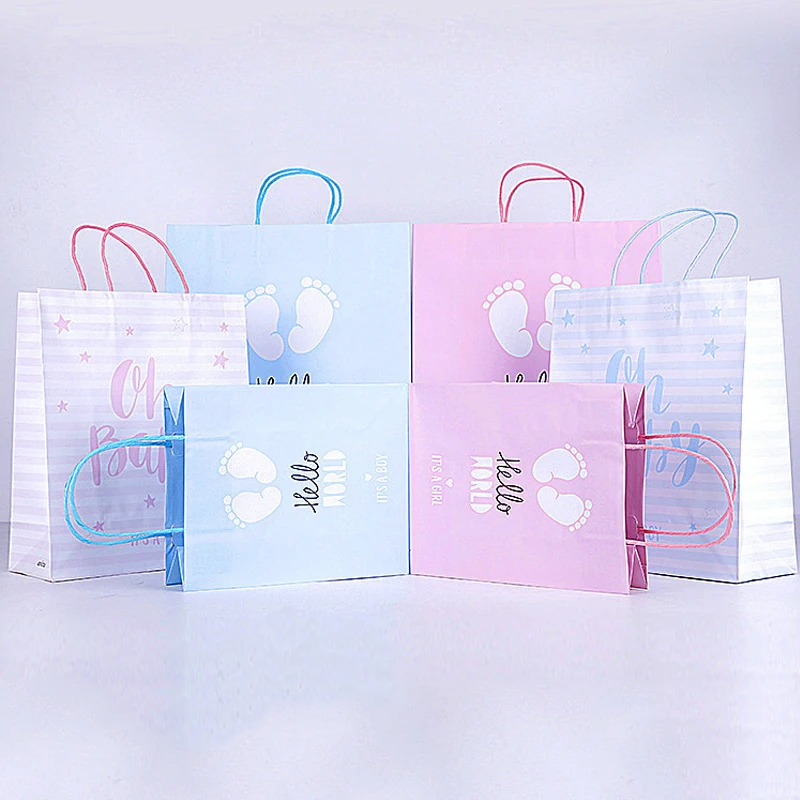 12 шт. Детские вечерние сумочки для первого дня рождения|Подарочные сумки и