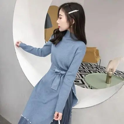 AutumnLong Sleeve 2019 Robe Sukienki Dresses Velvet Women Clothing Plus Size Middle Age Dress Mid-Calf Chinese DC553 | Женская одежда