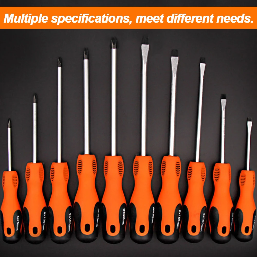 1 шт. отвертка шлицевая/крестообразная хром-ванадиевая сталь Сталь электрика