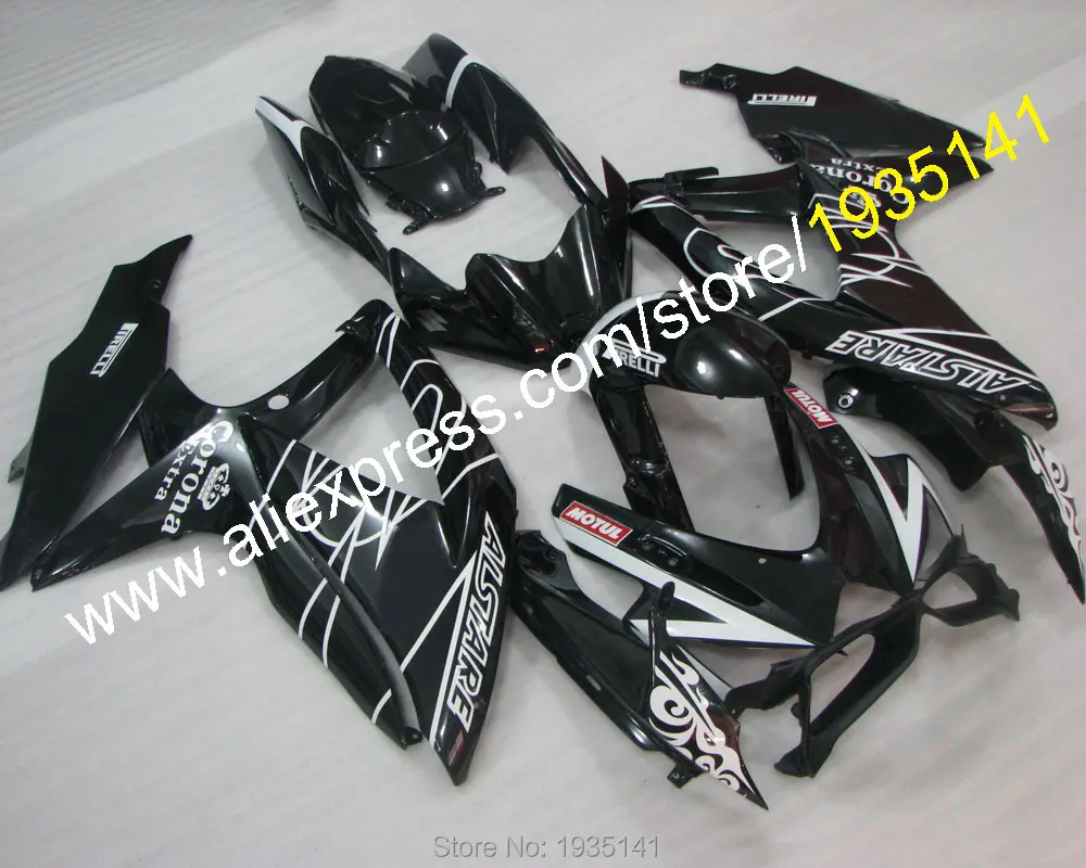 

Body Kit For Suzuki K8 GSX-R600 GSX-R750 2008 2009 2010 GSXR600 GSXR750 08 09 10 White Line Moto Fairings (Injection molding)