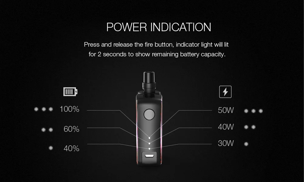 [12,12 с горячей продажей Vaptio Fusion SP/3,8 vape электронная сигарета, набор, все-в-одном 30/40/50 Вт 1500 мА/ч, 2,0 мл 0.25ohm крутящийся испаритель