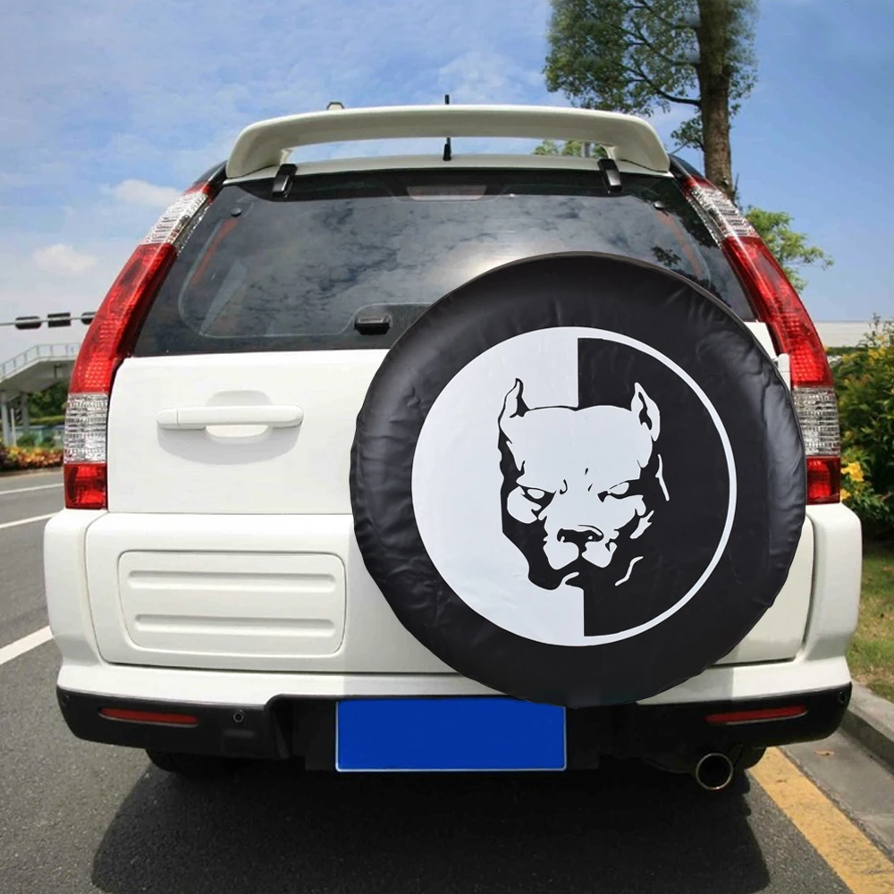 

Universal PVC Leather Spare Tire Wheel Cover Case Protector Bag Pouch For Isuzu Trooper Bighorn Daihatsu Terios Honda CR-V