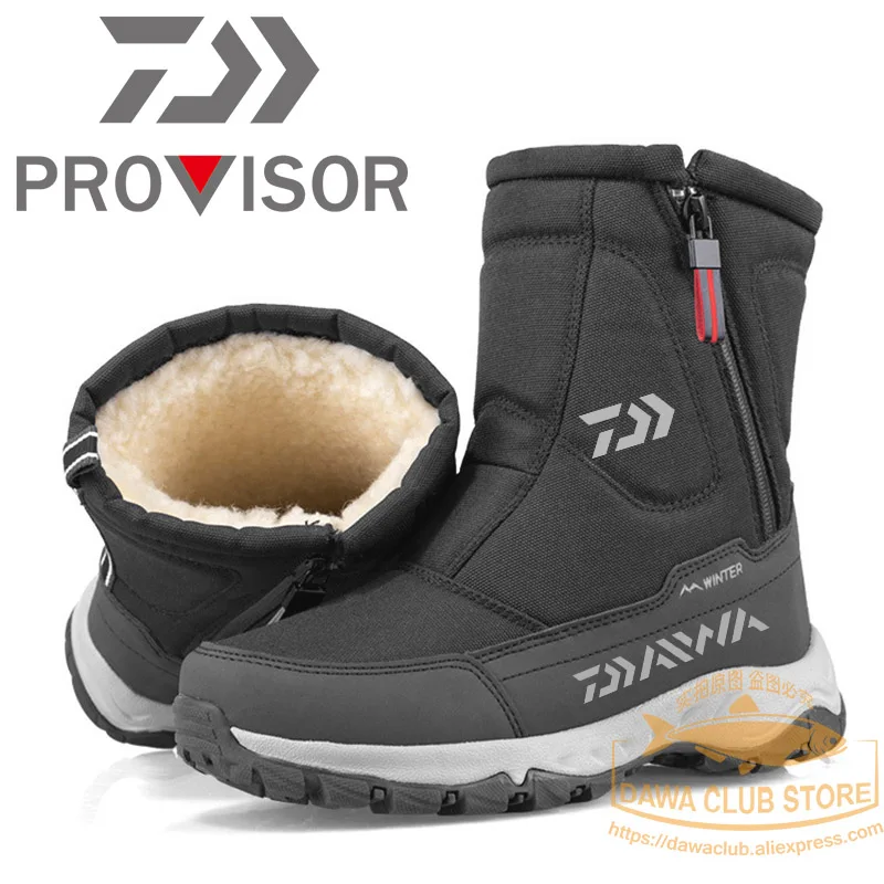 2021 New Snow Boots Daiwa Fishing Shoes Breathable Non-slip Winter Outdoor Warm Waterproof | Спорт и развлечения