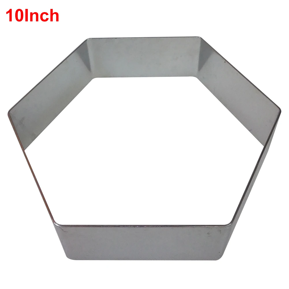 Фондант на день рождения шестигранный DIY нержавеющая сталь торт плесень вечерние